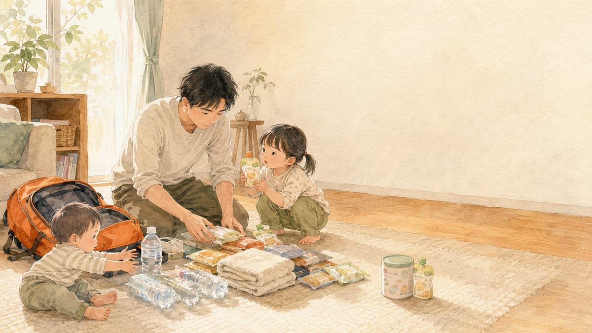 子どもの防災リュック、中身が成長に追いついていませんでした|9月1日に見直した話